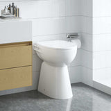 WC Senza Brida 7 cm Altezza Extra Chiusura Rallentata Ceramica Bianca