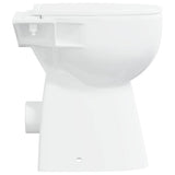 WC Senza Brida 7 cm Altezza Extra Chiusura Rallentata Ceramica Bianca