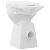 WC Senza Brida 7 cm Altezza Extra Chiusura Rallentata Ceramica Bianca