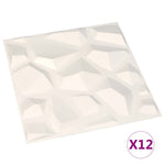 Pannelli a Parete 3D 12 pz 0,5x0,5 m 3 m