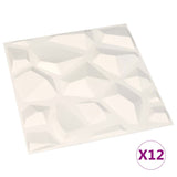 Pannelli a Parete 3D 12 pz 0,5x0,5 m 3 m