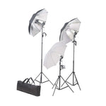 Kit per Studio Fotografico con Set di Luci e Fondale