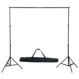 Kit per Studio Fotografico con Set di Luci e Fondale