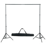 Kit per Studio Fotografico con Set di Luci e Fondale