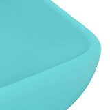 Lavabo Lusso Rettangolare Verde Chiaro Opaco 71x38 cm Ceramica
