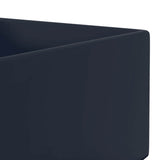 Lavandino con Troppopieno in Ceramica Blu Scuro