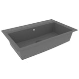 Lavello da cucina Grigio 79 x 50 x 31 cm Granito