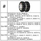 Catene da Neve per Pneumatici 2 pz 9 mm KN70