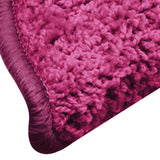 Tappetini per scale 15 pz 56x17x3 cm rosa semicircolari