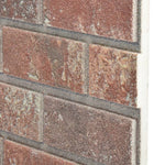 Pannelli Murali 3D con Mattoni Grigio & Marrone Scuro 11 pz EPS