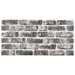 Pannelli Murali 3D con Mattoni Grigio Scuro 11 pz EPS