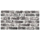 Pannelli Murali 3D con Mattoni Grigio Scuro 11 pz EPS