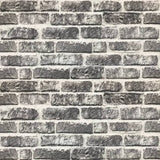 Pannelli Murali 3D con Mattoni Grigio Scuro 11 pz EPS