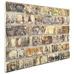 Pannelli Murali 3D con Design a Mattoni Multicolore 10 pz EPS