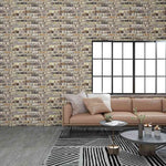 Pannelli Murali 3D con Design a Mattoni Multicolore 10 pz EPS