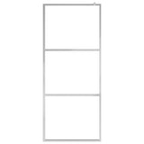 Parete per Doccia Walk-in in Vetro Smerigliato ESG 80x195 cm
