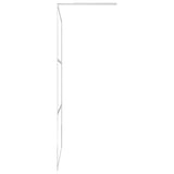 Parete per Doccia Walk-in in Vetro Smerigliato ESG 80x195 cm