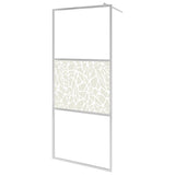 Parete per Doccia Walk-in in Vetro ESG Design Pietra 90x195 cm