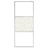 Parete per Doccia Walk-in in Vetro ESG Design Pietra 90x195 cm