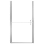 Porta per Doccia in Vetro Temperato Smerigliato 81x195 cm