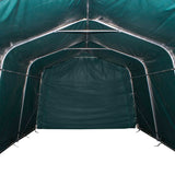 Tendone Bestiame Rimovibile PVC 550 g/m 3,3x6,4 m Verde Scuro