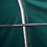Tendone Bestiame Rimovibile PVC 550 g/m 3,3x6,4 m Verde Scuro