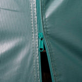 Tendone Bestiame Rimovibile PVC 550 g/m 3,3x6,4 m Verde Scuro