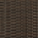 Sedie da Esterno Impilabili 6 pz in Polyrattan Marrone