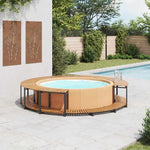 Bordo per Spa 273x53 cm in Legno Massello d'Acacia