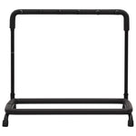 Supporto Pieghevole per Chitarra con 5 Sezioni Nero 74x41x66 cm