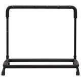 Supporto Pieghevole per Chitarra con 5 Sezioni Nero 74x41x66 cm