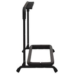 Supporto Pieghevole per Chitarra con 5 Sezioni Nero 74x41x66 cm