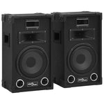 Altoparlanti da Palco Hifi Professionali Passivi 2 pz 800W Neri