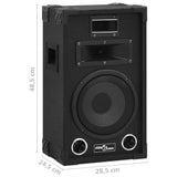 Altoparlanti da Palco Hifi Professionali Passivi 2 pz 800W Neri