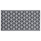 Tappeto da Esterni ARAKIL Nero 190x290 cm in PP