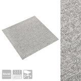 Quadrotte di Moquette 20 pz 5 m 50x50 cm Grigio Chiaro