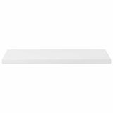 Scaffali a Parete 2 pz Bianco Lucido 90x23,5x3,8 cm in MDF