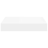 Scaffali a Parete 4 pz Bianchi 23x23,5x3,8 cm in MDF