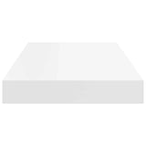 Scaffale a Parete Bianco 50x23x3,8 cm in MDF