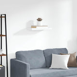 Scaffale a Parete Bianco 50x23x3,8 cm in MDF