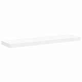 Scaffale a Parete Bianco 90x23,5x3,8 cm in MDF