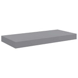 Scaffale a Parete Grigio 50x23x3,8 cm in MDF