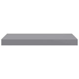 Scaffale a Parete Grigio 50x23x3,8 cm in MDF