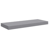 Scaffale a Parete Grigio 60x23,5x3,8 cm in MDF