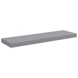 Scaffali a Parete 4 pz Grigi 80x23,5x3,8 cm in MDF