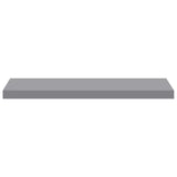 Scaffali a Parete 4 pz Grigi 80x23,5x3,8 cm in MDF