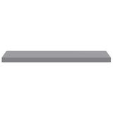 Scaffale a Parete Grigio 90x23,5x3,8 cm in MDF
