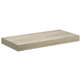 Scaffali a Parete 2 pz Rovere 50x23x3,8 cm in MDF