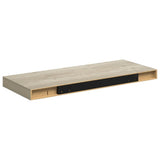 Scaffale a Parete Rovere 60x23,5x3,8 cm in MDF