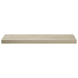 Scaffali a Parete 2 pz Rovere 80x23,5x3,8 cm in MDF
